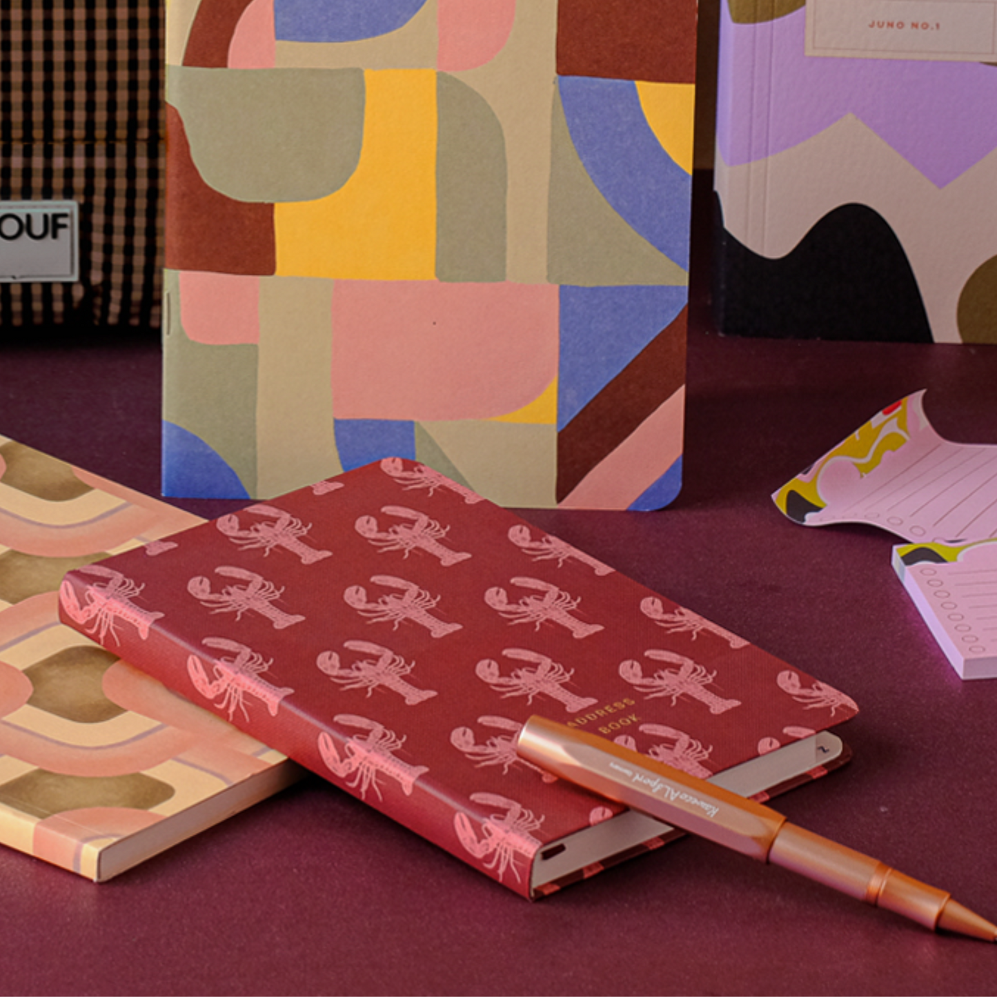 Fabrique a la Carte Address Book – Lobster