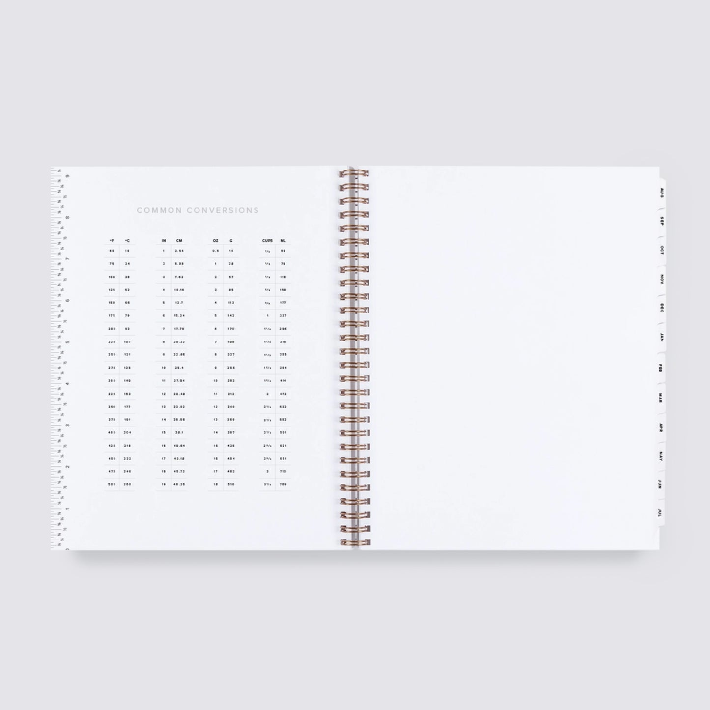 2024 - 2025 Academic Year Task Planner Conversion chart