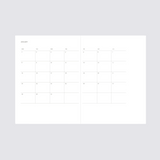 2024 Klasyk Weekly Diary - Toffee