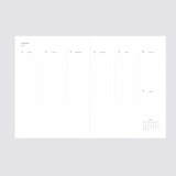 2024 Klasyk Weekly Diary - Eucalyptus