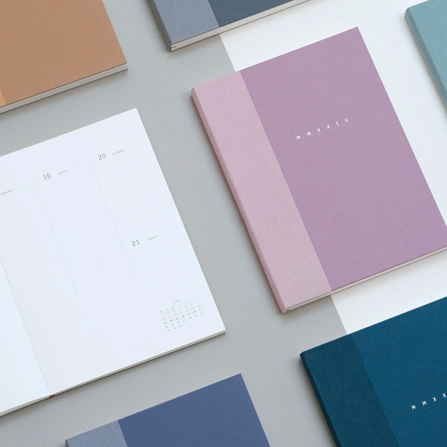 2024 Klasyk Weekly Diary - Lilac