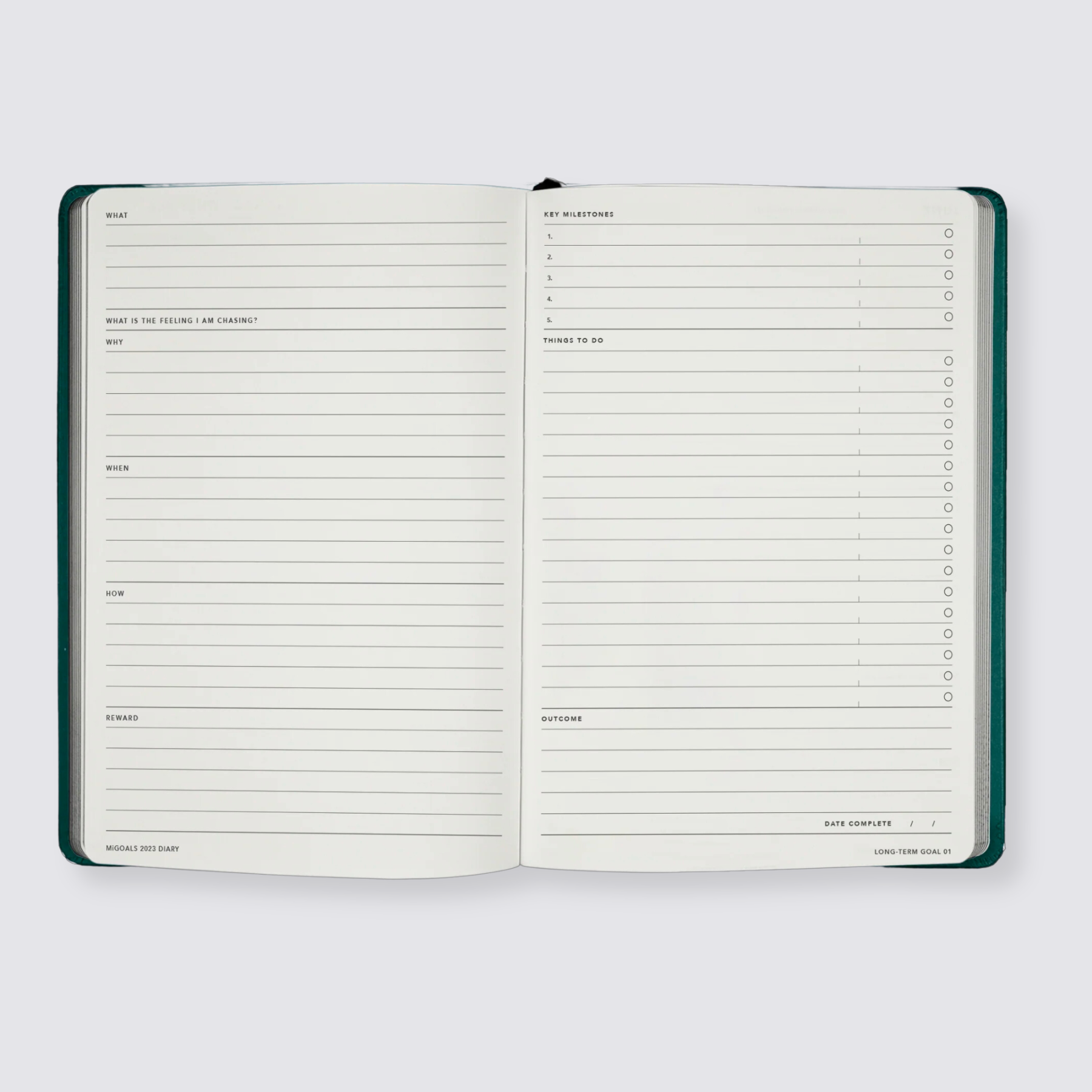 2024 Weekly Spread Diary - Sand