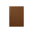Cacao Brown Grid Notebook
