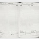 2026 Weekly Spread Diary - Element Blue