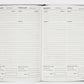 2026 Weekly Spread Diary - Black