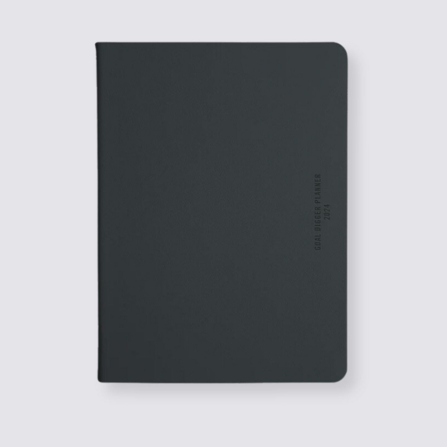 Black B5 goal digger planner 2024