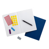 blue notebook lifestyle image