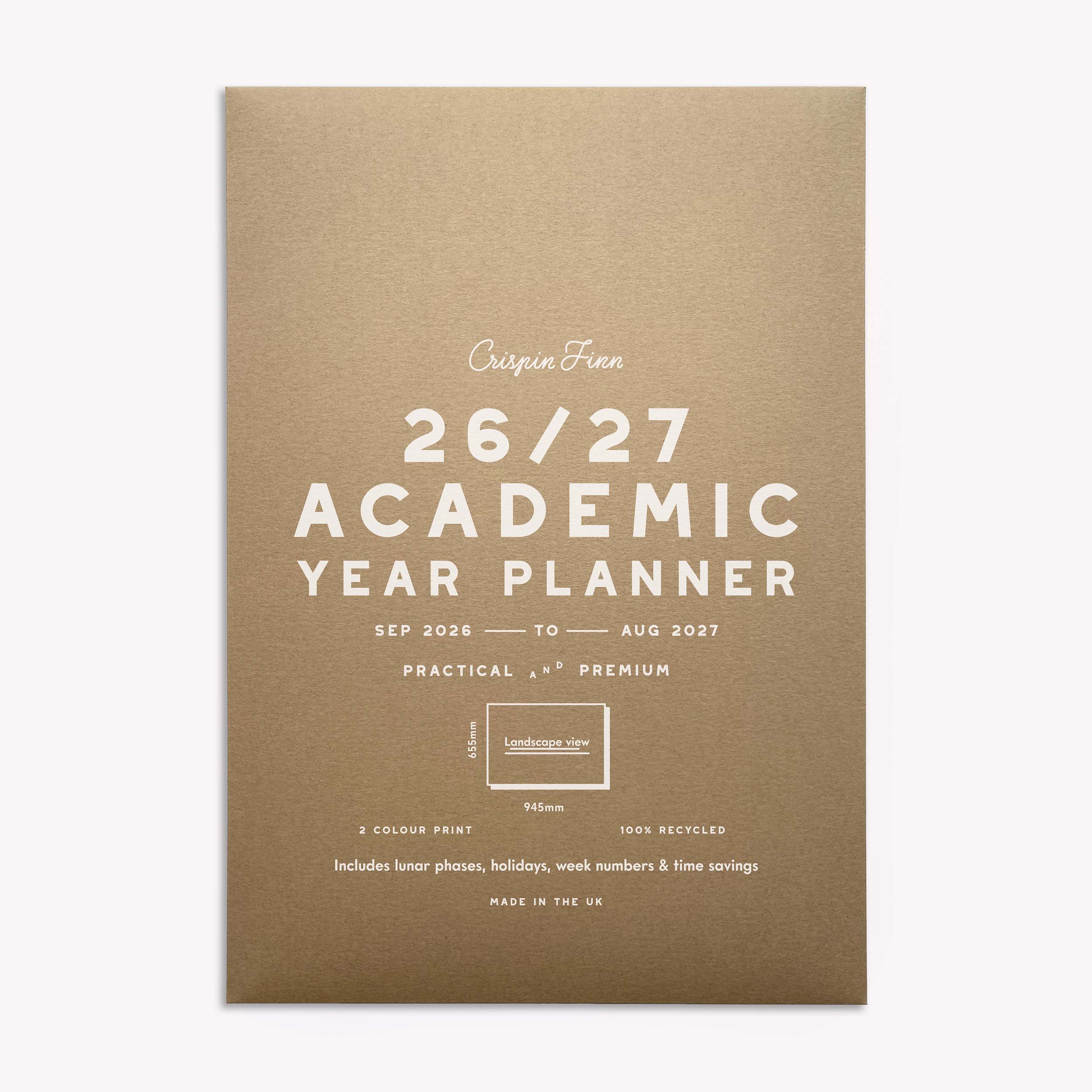 2026-2027 Academic Year Wall Planner