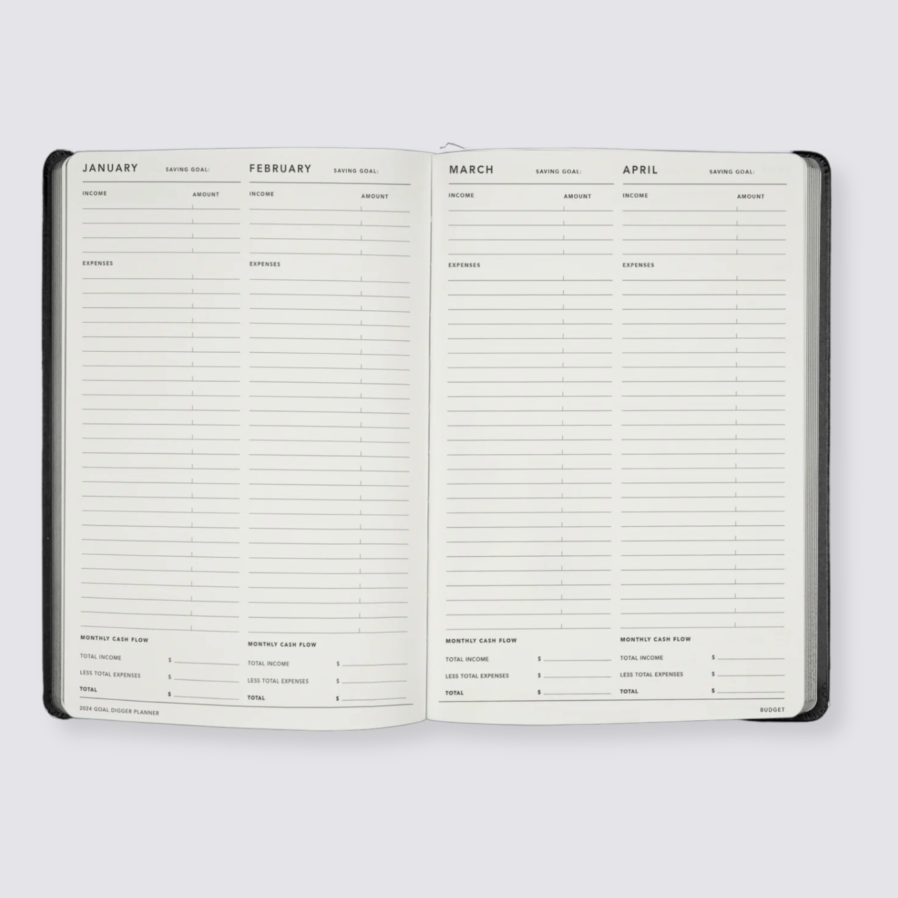 2024 Goal Digger Diary - Classic / Element Blue