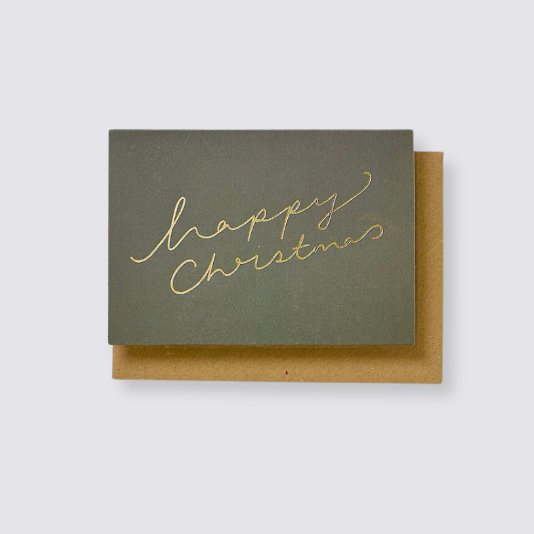 Warm Green Happy Christmas