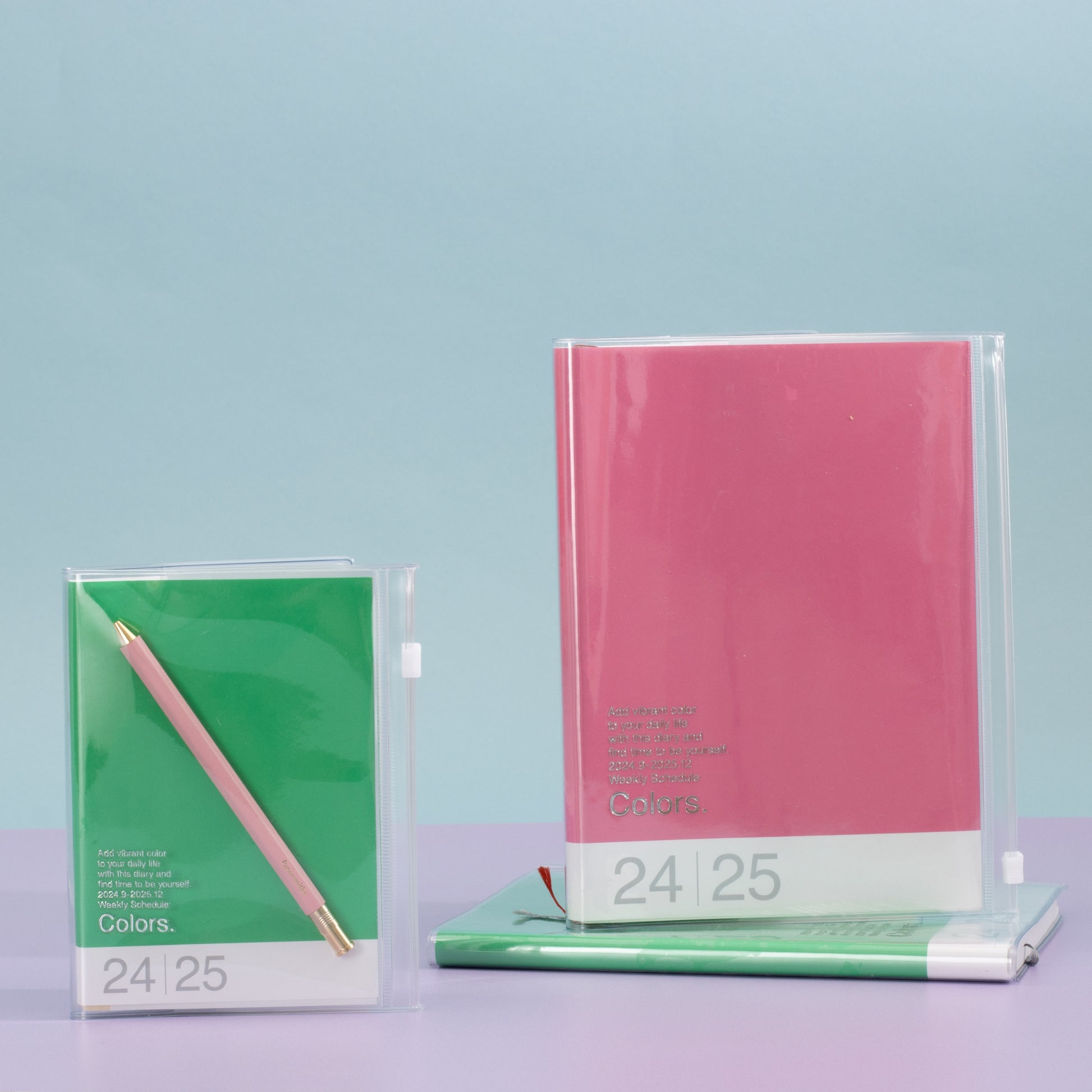 2024-2025 Colors Weekly A5 Diary - Pink