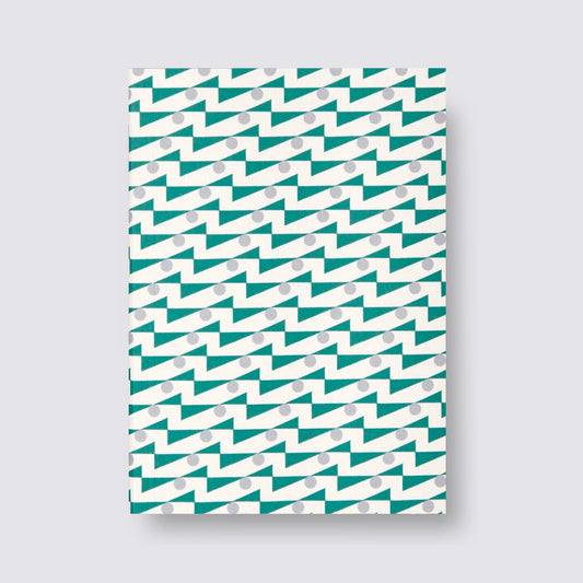 Medium Layflat Notebook - Enid Ultramarine/Lilac - Ruled