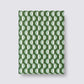 Medium Layflat Notebook Wave Forest Green 