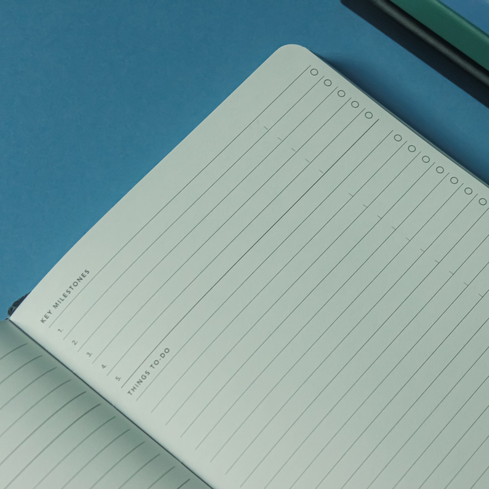 2025 Weekly Spread Diary - Teal