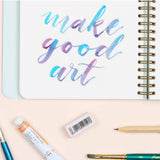 Refillable Wirebound Sketchbook - Jade Green