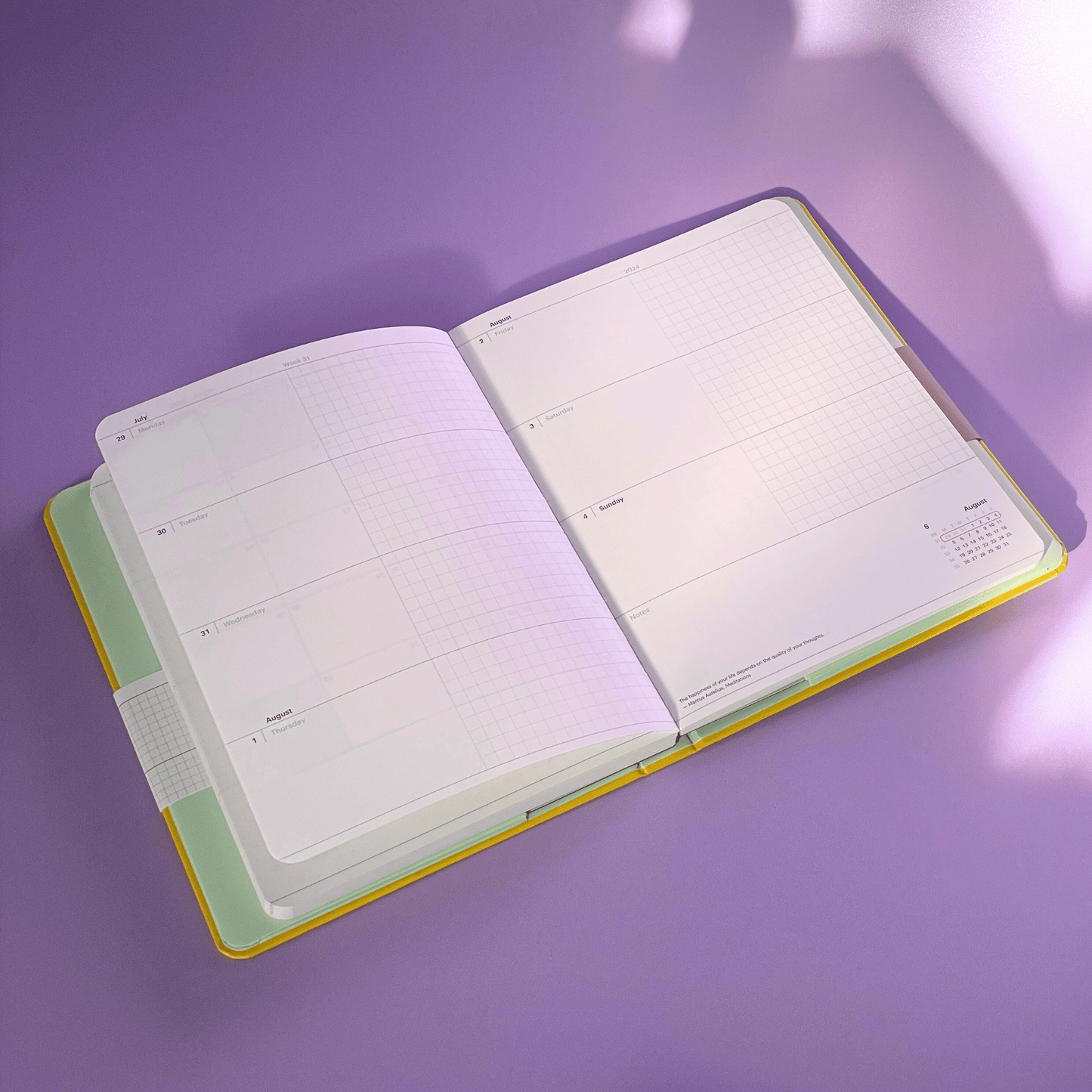 2024 Refillable Diary - Jade