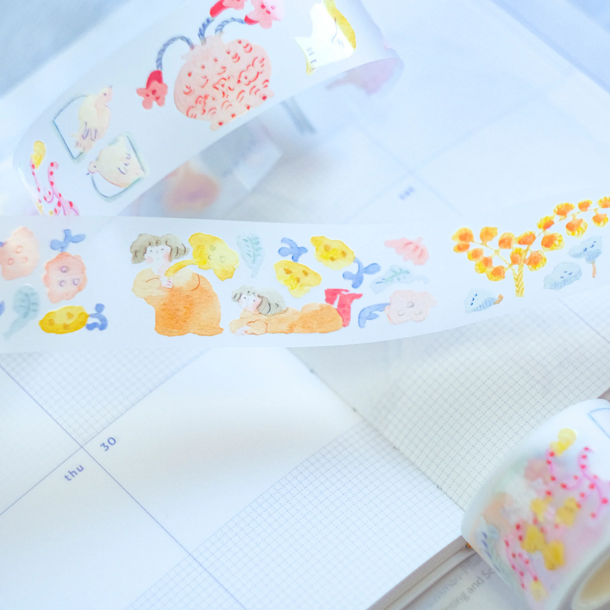 Clear Decorative Tape - Indulgence