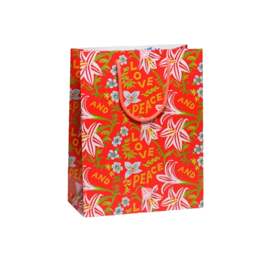 Peace and Love Amaryllis Gift Bag - Medium