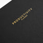 black productivity planner