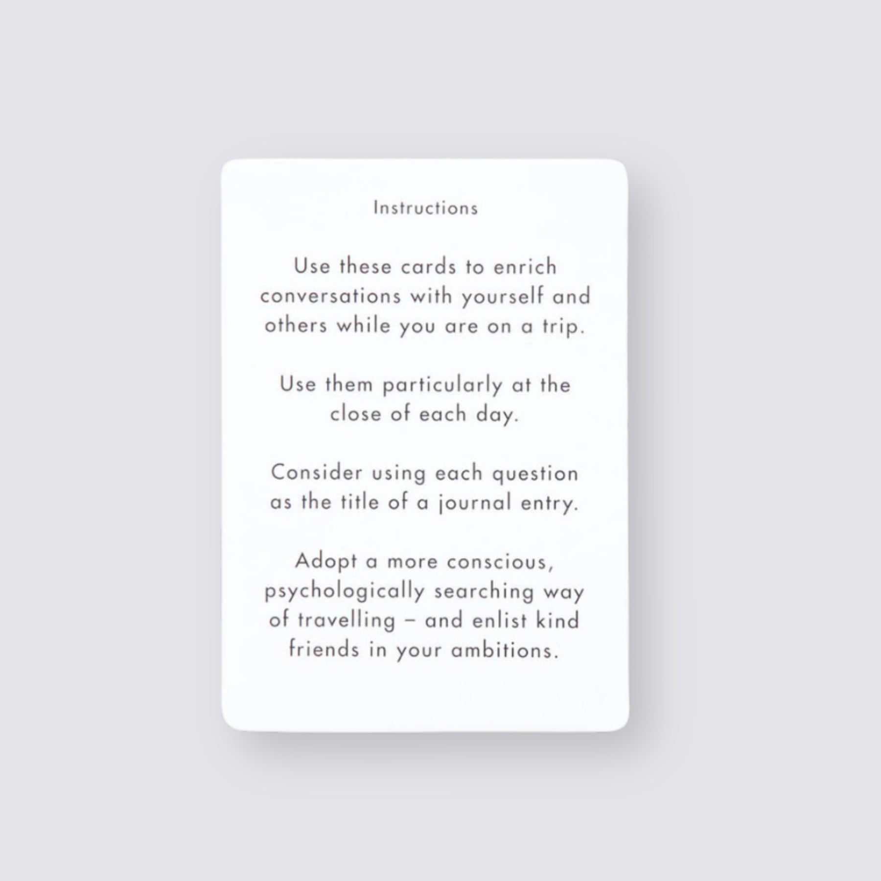 Travel Therapy Cards