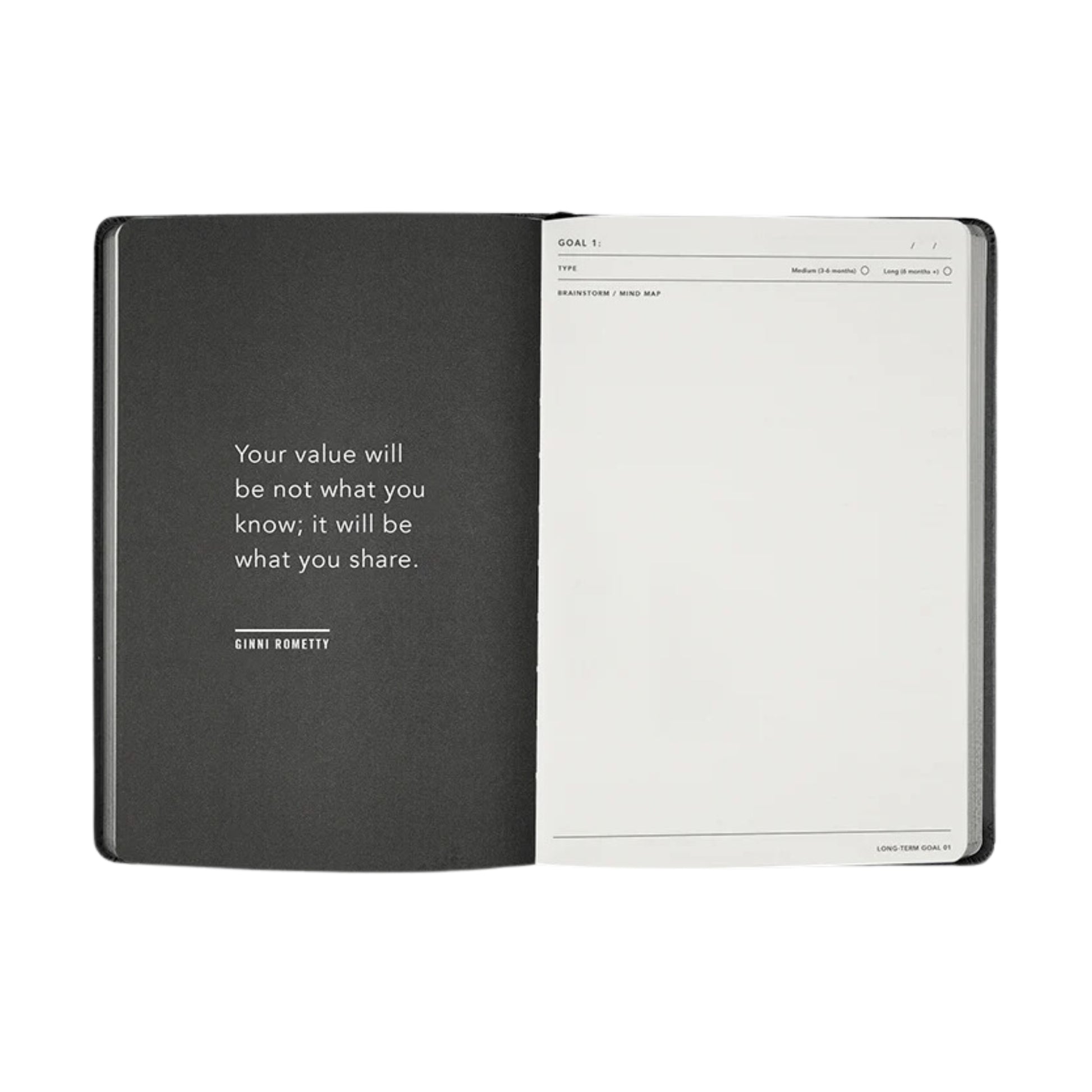 2025 A5 Weekly Notes Diary - Teal