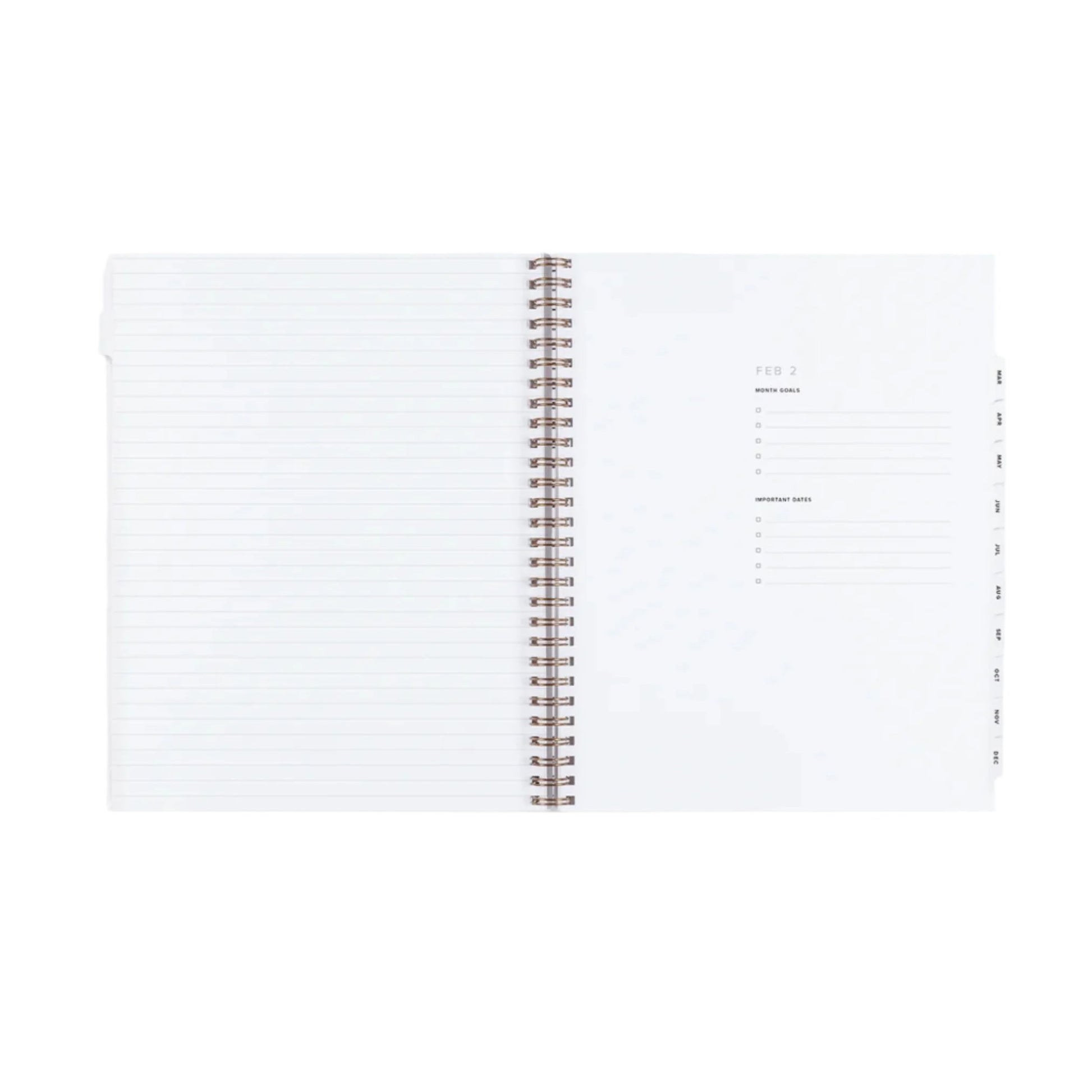 2025 Year Task Planner - Cobalt Yellow