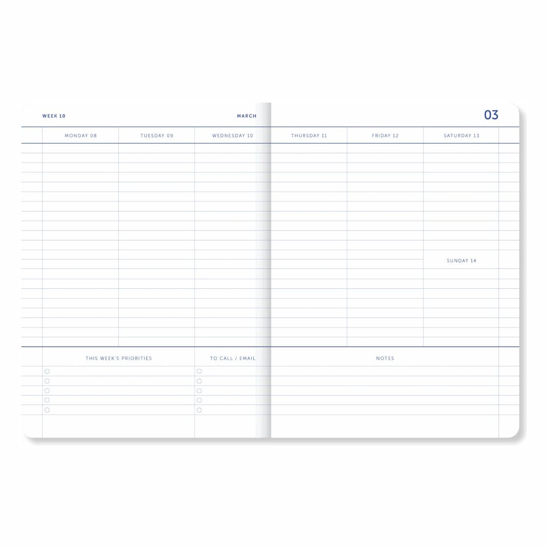 2026-2027 My Journal School Diary - Lavender Blue