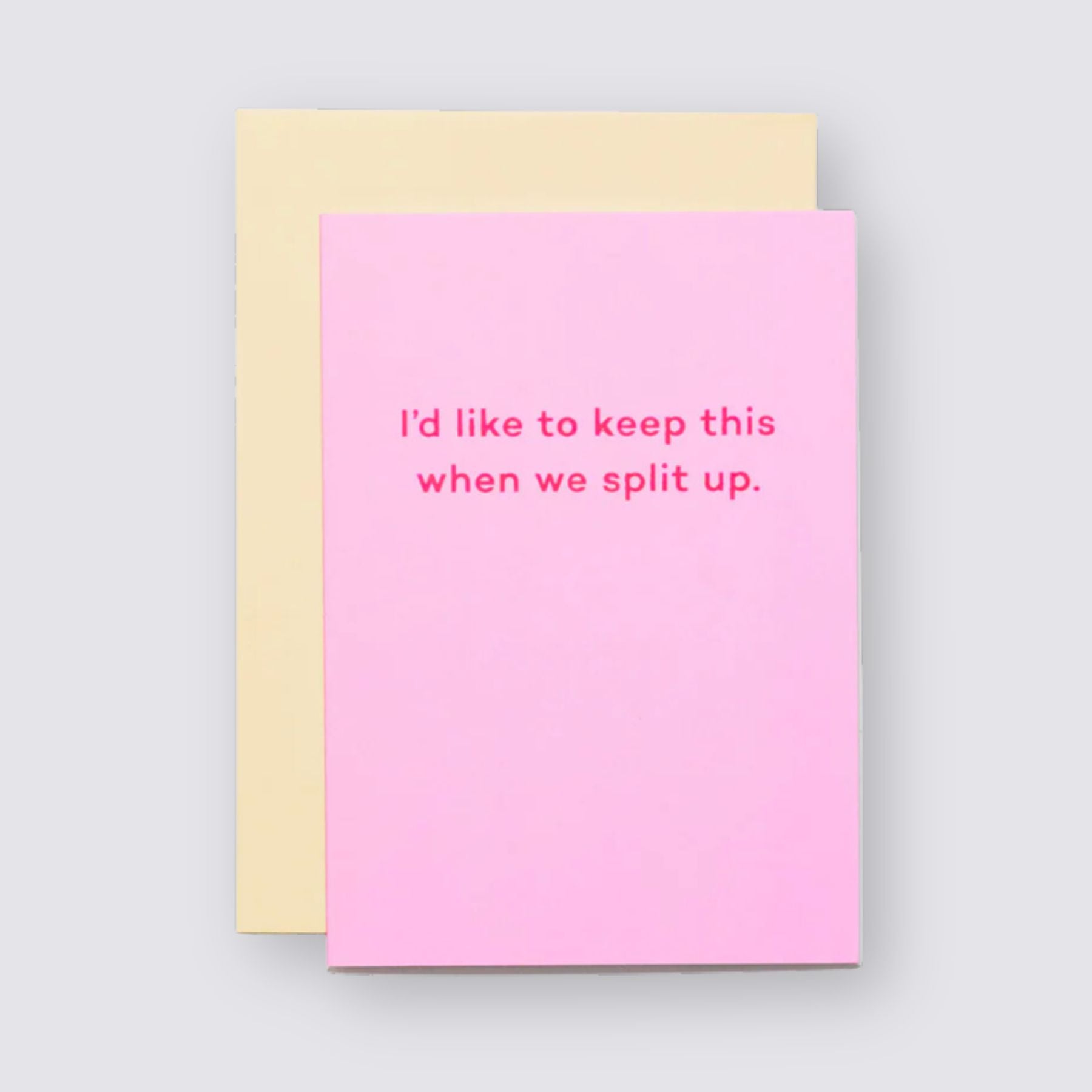 I'd Like To Keep This valentines card
