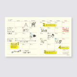 Nahe monthly spread planner 2024
