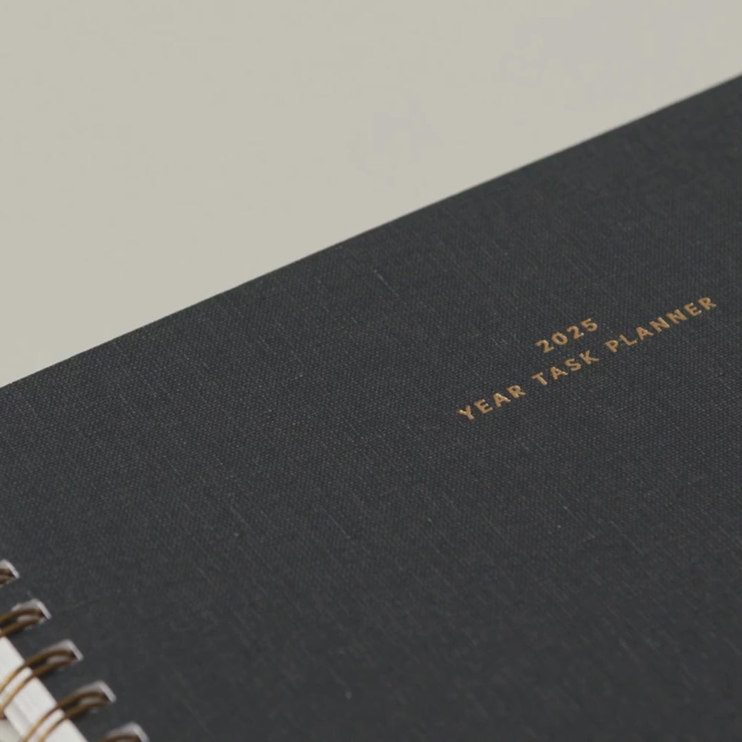 2025 Year Task Planner - Cobalt Yellow