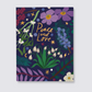 winter flowers card