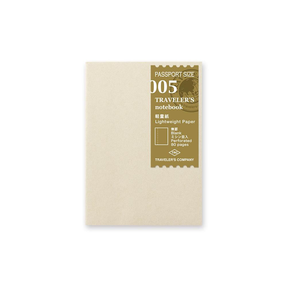 Passport Notebook Refill - Lightweight Paper