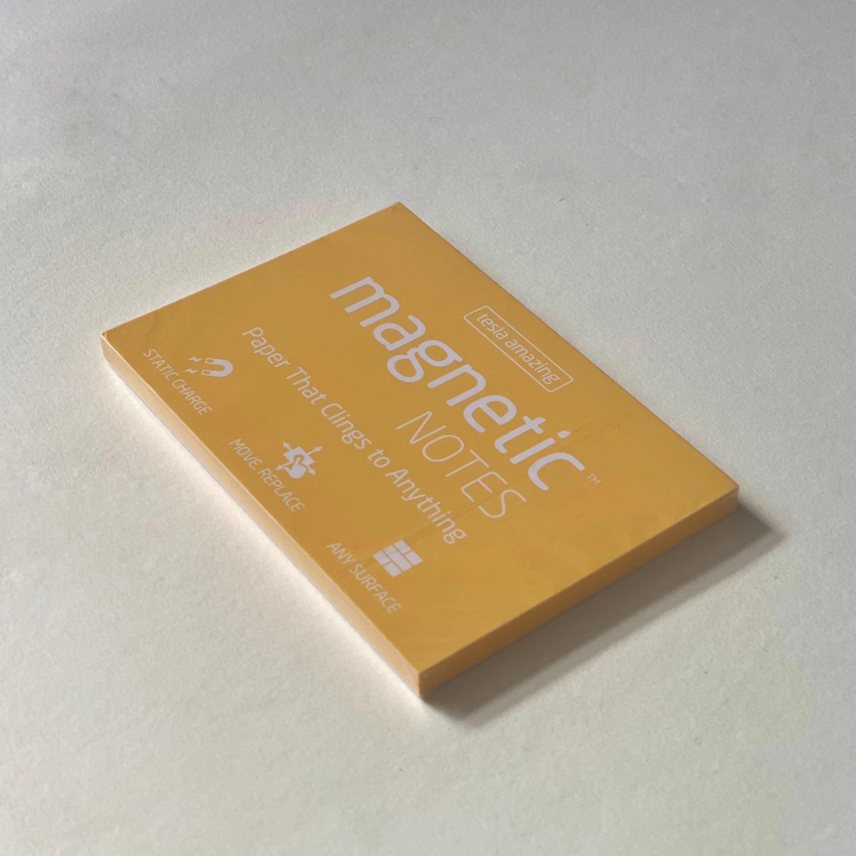Tesla Amazing Yellow Magnetic Notes 