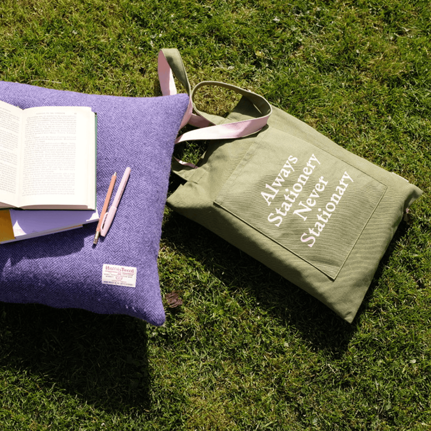 stationery tote bag