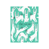 Another One Rabbits Greeting Card