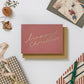 burgundy happy christmas pack of 8 christmas cards