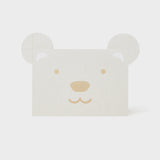 Cut Out Polar Bear Card