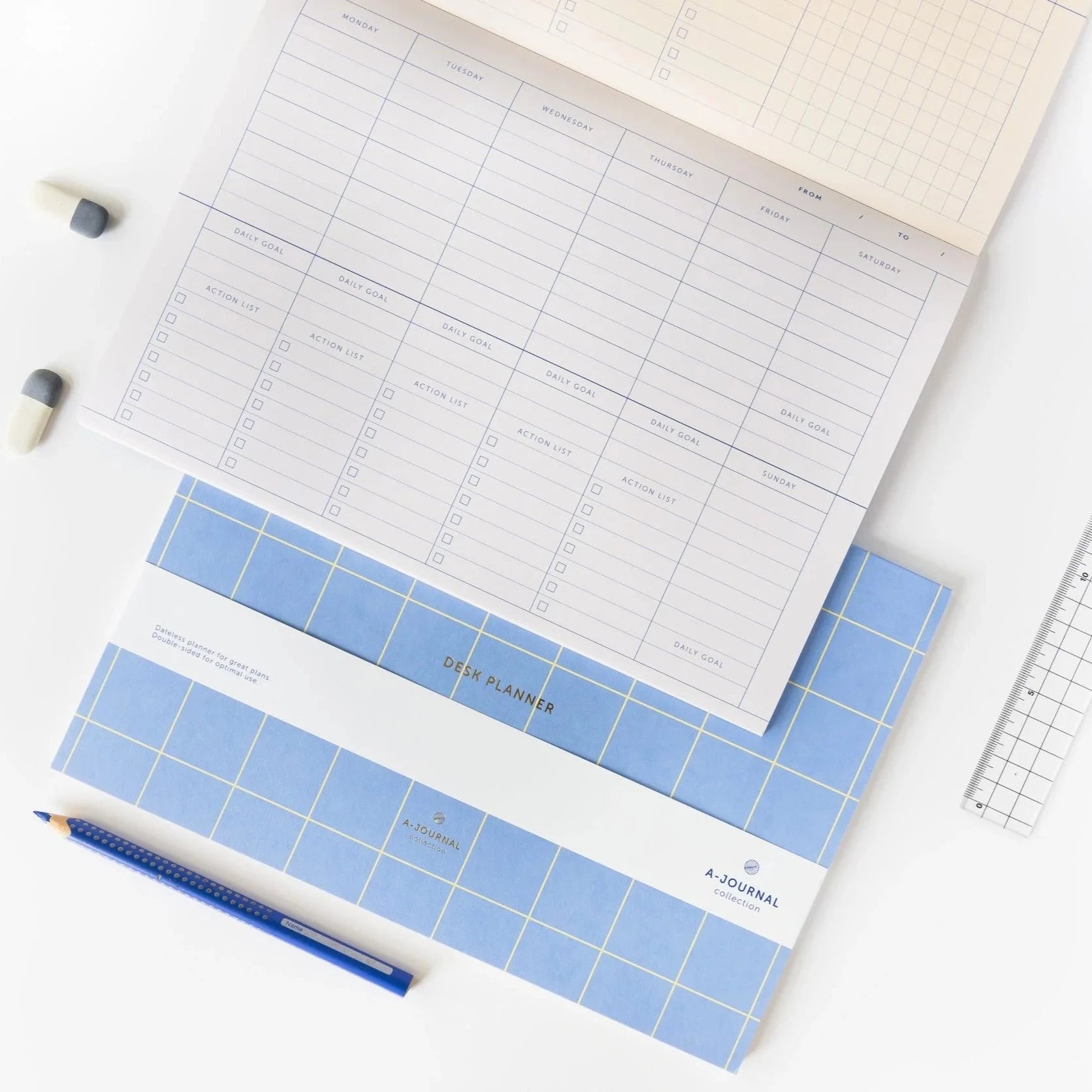 Desk Planner - Lavender Blue