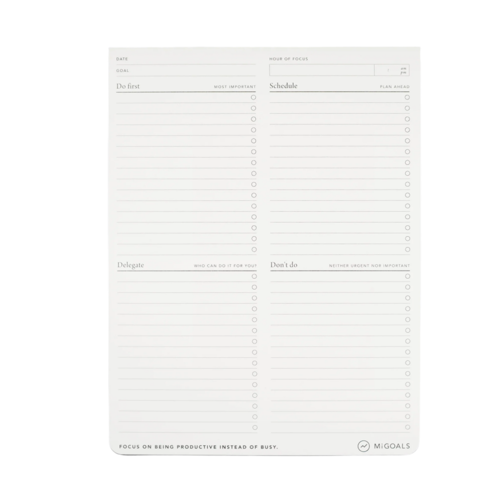 Focus Desk Pad