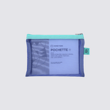 mesh pouch pencil case aqua