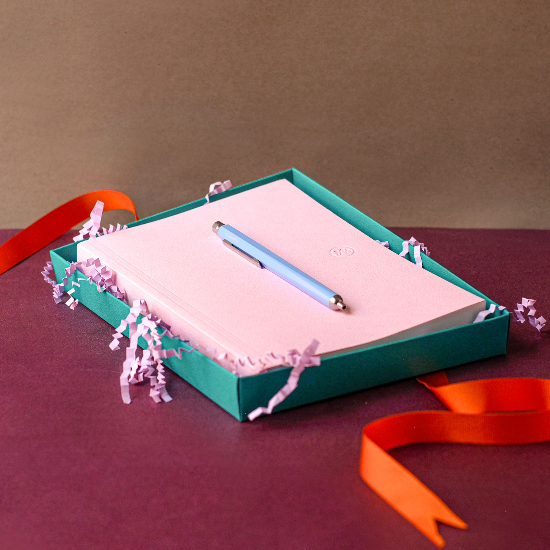 Cowrie Notebook and Pen Duo - Primo Ballpoint Pen / Plain Paper
