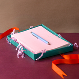 Cowrie Notebook and Pen Duo - Primo Gel Pen / Ruled Paper
