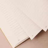 Cowrie Notebook, To Do Pad & Rose Everyday Pen / Ruled paper