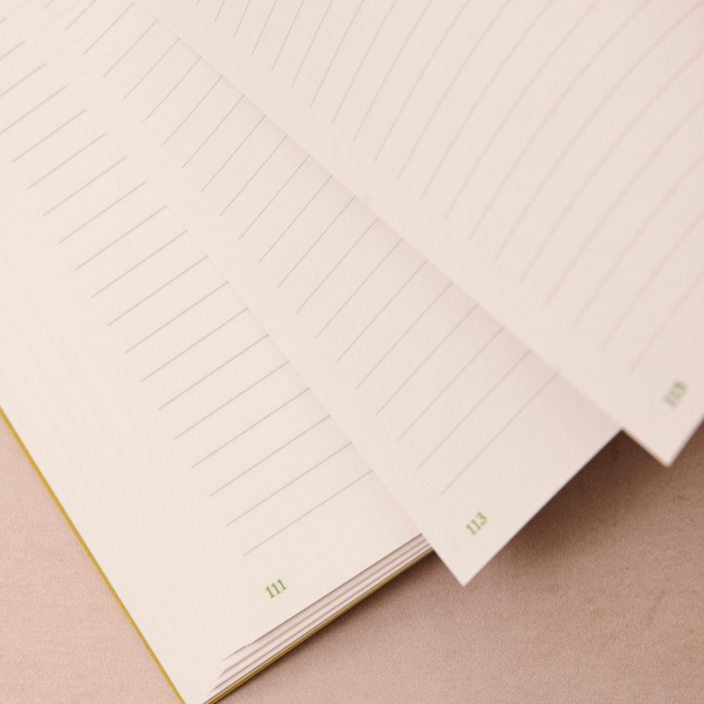 Cowrie Notebook, To Do Pad & Rose Everyday Pen / Ruled paper
