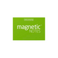 Green small magnetic sticky notes