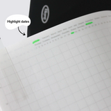 vertical dates notebook