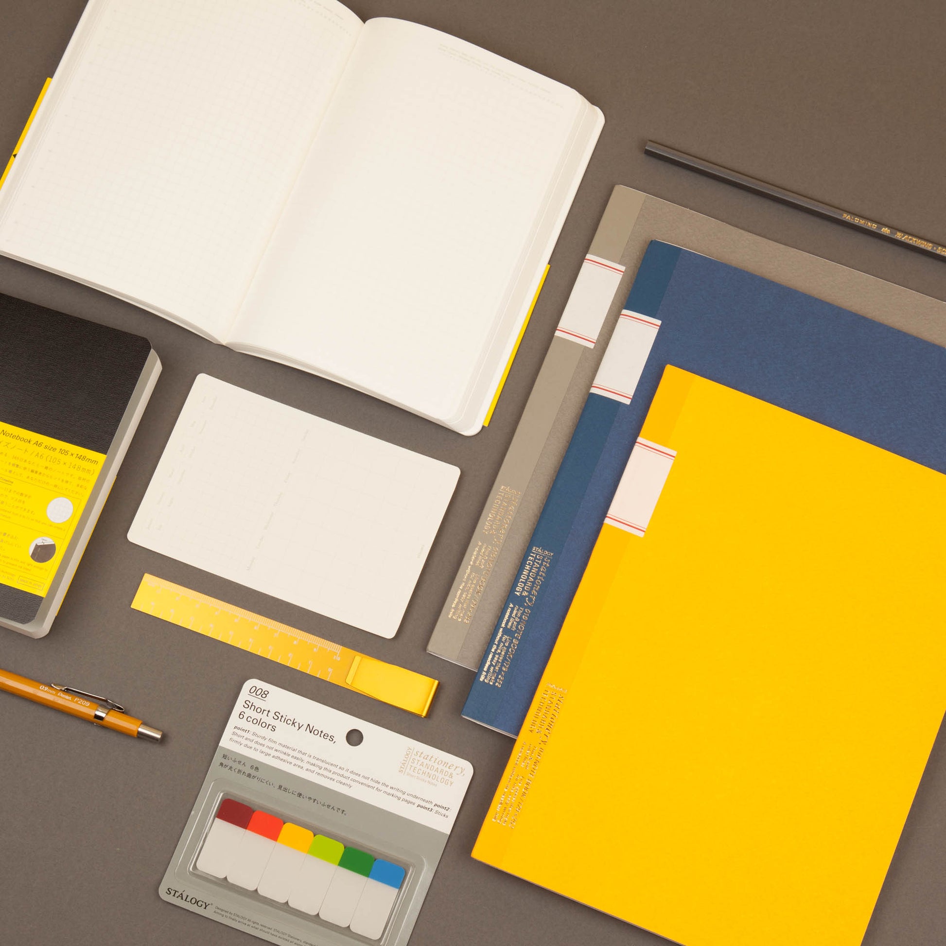 365 Days Graph Notebook - A5 / Yellow