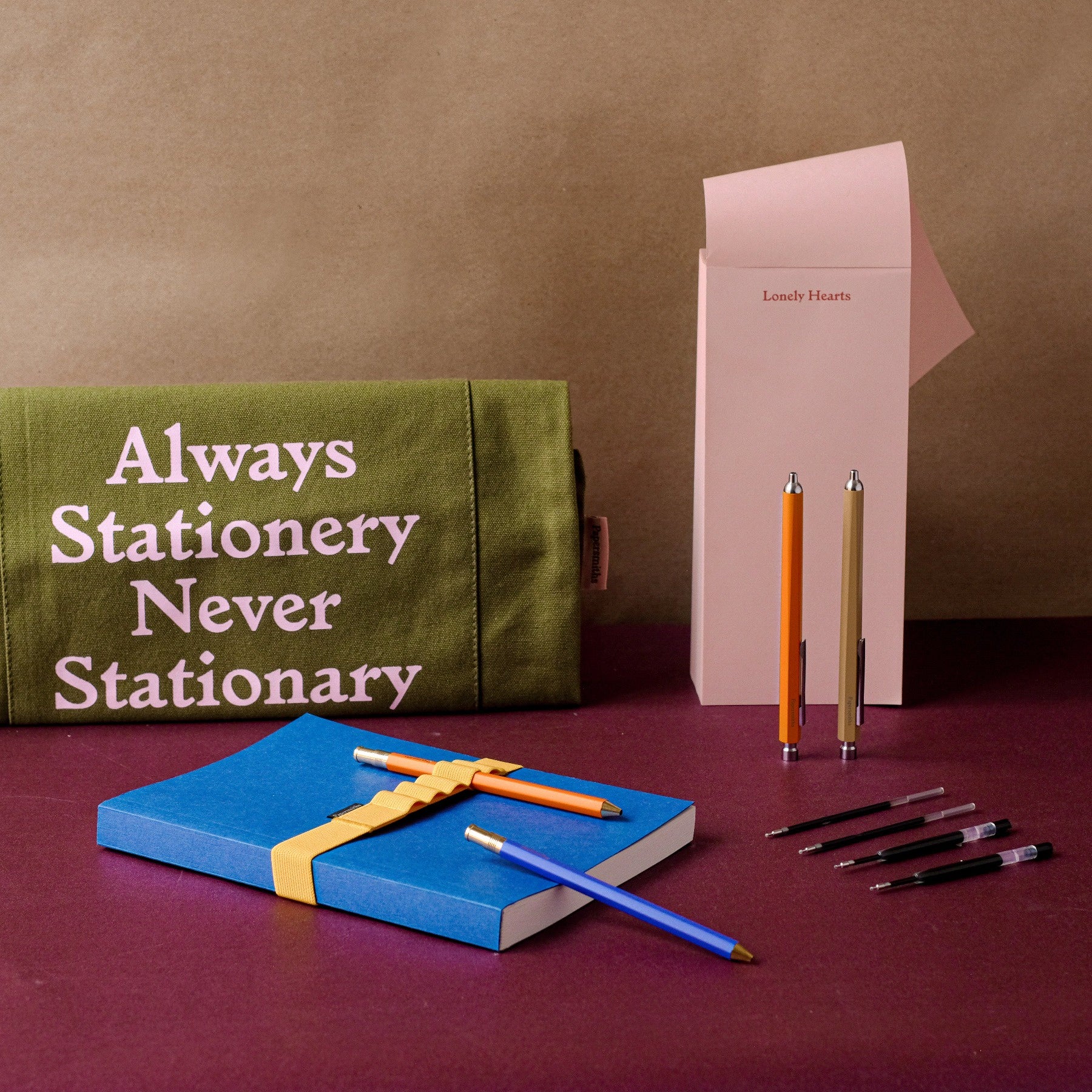 Ultimate Stationery Stash - Azurite / Plain Paper