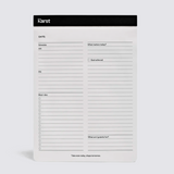 A5 Daily Action Pad