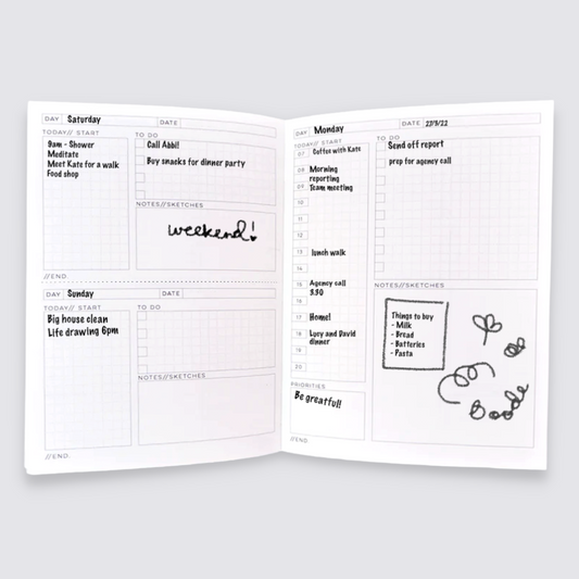 The Completist x Papersmiths Daily Undated Planner - Gradient